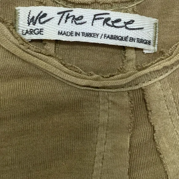 We The Free Swing Tank Top Sleeveless Green Womens L - Picture 2 of 6